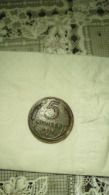 5 копеек: Продаю монету 5 копеек 1924 г — 3