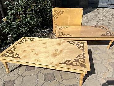 Мебель: Аренда/прокат кыргызских столов - Один складной стол с ручкой для — 1