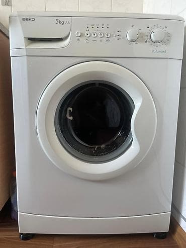 Продаю стиральную машину Beko 5кг,б/у,все функции работают но перестал lalafo.kg да Продаю стиральную машину Beko 5кг,б/у,все функции работают но перестал