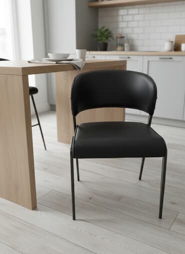 мебель бишкек столы и стулья фото цены: Ашкана үчүн отургуч, Башка материал, түсү - Кара — 1