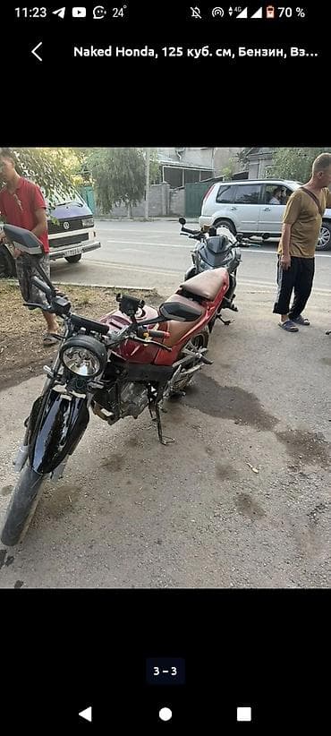 глушитил: Honda Naked, 125 куб. см, бензин - Тип: дорожный/нейкед - Двигатель — 3