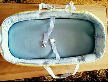 прогулочная детская коляска: Коляска, цвет - Голубой, Новый — 4