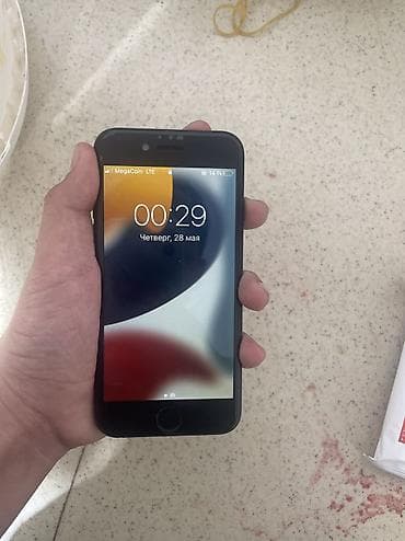 iphone lalafo: IPhone 7, Б/у, 32 ГБ, Черный, Защитное стекло, Чехол, 91 % — 6