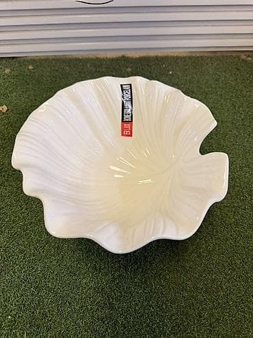 Белая салатница из фарфора Er-Lux. - Материал: фарфор (на наклейке —