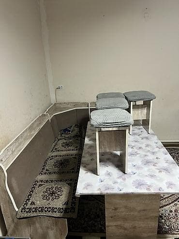 Кухонные мягкие уголки: Кухонный мягкий уголок, ЛДСП, цвет - Серый — 2