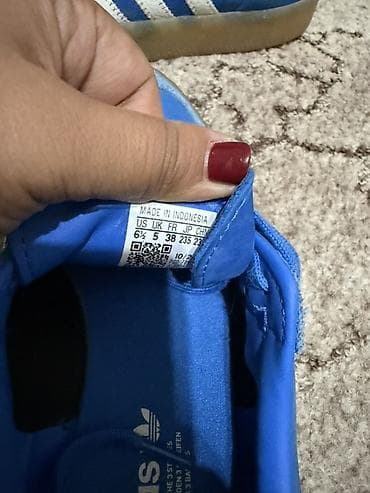 adidas samba: Adidas Samba Originals, цвет Blue/White. - Легендарная модель Samba с — 3