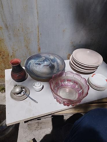 Набор разной посуды для дома и дачи Состав: - Керамические и