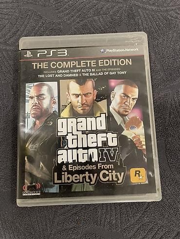 PS2 & PS1 (Sony PlayStation 2 & 1): Grand Theft Auto IV: The Complete Edition для PlayStation 3 (Blu‑ray — 1