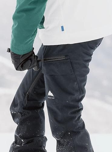 штаны зимние: Женские лыжные штаны Burton, Для сноуборда, 52 (XL), С утеплителем, Снегозащитная юбка — 2