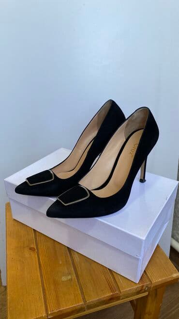 ecco 42: Шикарные натуральные замшевые туфли Cruх! В 38 размере, очень — 1