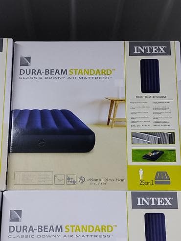 Надувные матрасы: Надувной матрас, Односпальный, Intex, длина - 191 см — 2