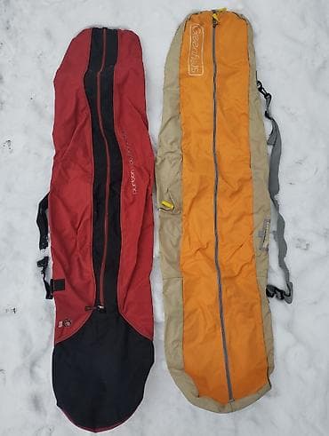 Чехлы для сноуборда (2 шт.) 165см - Модели: Burton (красно‑черный) и