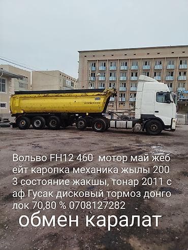 фура тонар: Тягач, Volvo, 2003 г., Самосвал — 1