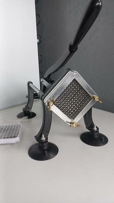 станок для резки металла: Ручной пресс-резак для картофеля фри/овощей с рычагом - — 1