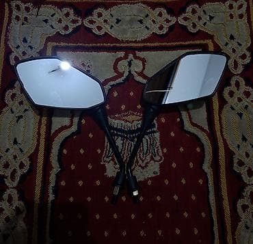 зеркала мотоцикл: Пара универсальных зеркал заднего вида для мотоцикла/скутера. - — 1
