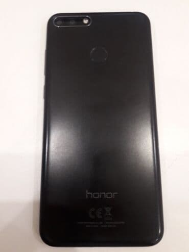 телефон в кридит: Honor 7C, Колдонулган, 32 ГБ, түсү - Кара, 2 SIM — 2