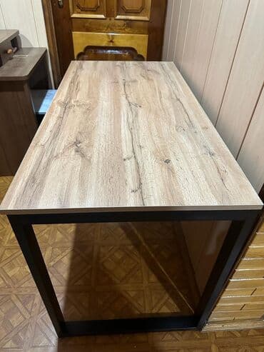кухоный стол стул: Лофт стол 0.60×1.20×0.75 0.70×1.40×0.75 толщина 1.7см 3500сом толщина — 5
