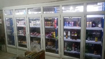 меню борд: Многосекционная холодильная витрина со стеклянными дверями для — 2