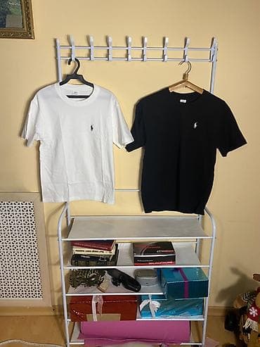 вареный хлопок: Мужская футболка, M, L, XL, Polo Ralph Lauren, Новый, цвет - Белый, Самовывоз, Платная доставка — 1