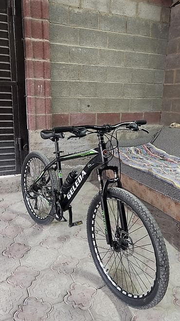Велосипеды: Горный велосипед, Geleda, Рама M (156 - 178 см), Алюминий, Б/у — 7
