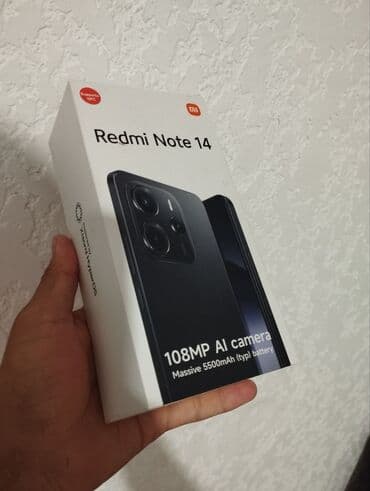redmi not 8: Redmi, Redmi Note 14, Колдонулган, 256 ГБ, түсү - Жашыл, 2 SIM — 2