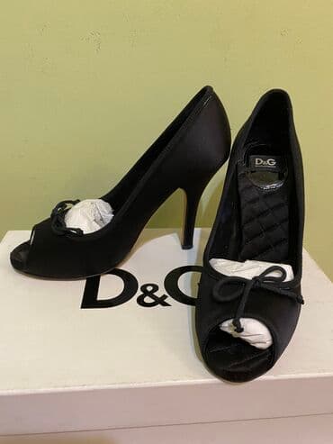 second hend: Туфли, 37.5, Dolce & Gabbana, Б/у, цвет - Черный, Платная доставка, Самовывоз — 1