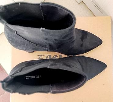 Ботинки и ботильоны: Ботинки, 37.5, 37, H&M, Б/у, цвет - Черный, Платная доставка — 3