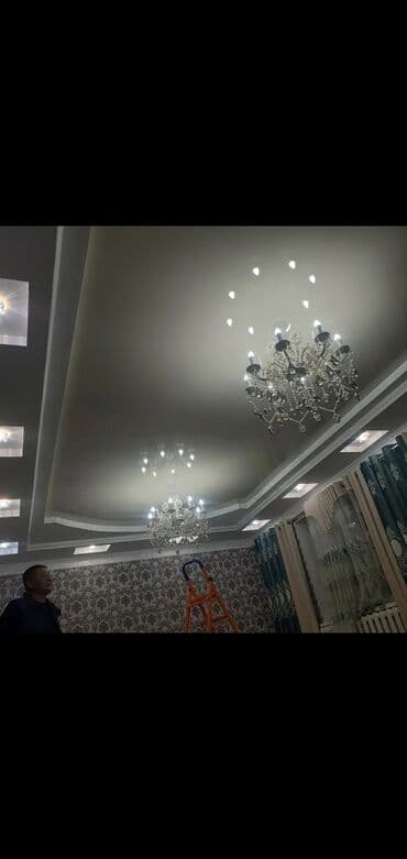 Натяжной потолок Глянцевое, Матовое, 3D потолки Гарантия, Бесплатная консультация, Бесплатный замер