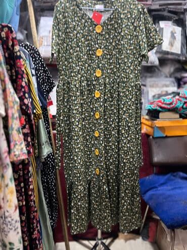 домашние халаты больших размеров: Летний халат 100%хлопок. Размеры 42 до 60 Адрес: рынок Орто-Сай — 12