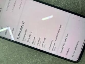 рассрочку ноутбук: Redmi, Redmi Note 13, Колдонулган, 256 ГБ, түсү - Кызгылт көк, 1 SIM, 2 SIM — 4