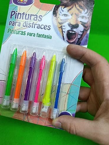 краски акварельные: Мелки для рисования на лице детское творчество🖍️ Комплектация товара — 4