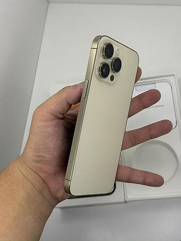 Техника жана электроника: IPhone 14 Pro Max, Колдонулган, 1 ТБ, Алтын, Куту, 83 % — 6