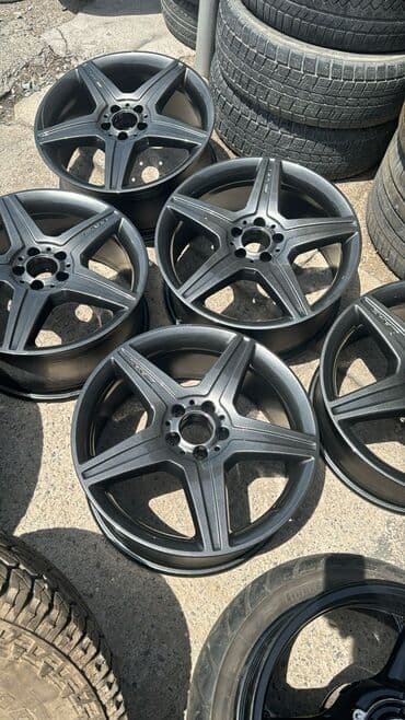купить диски на авто в бишкеке: Диски R 19 AMG, Комплект, отверстий - 5, Б/у — 1