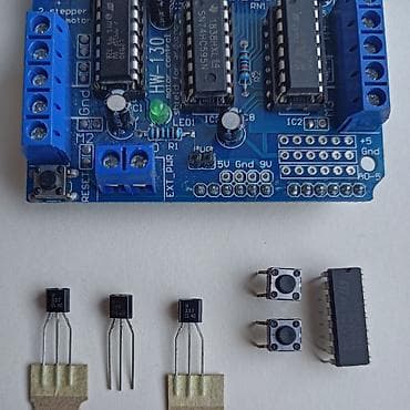 Дом и сад: Набор для проектов на Arduino: драйвер моторов + сервопривод и — 5