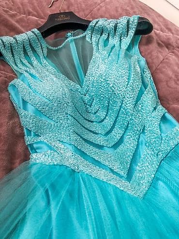 Личные вещи: Платье нью-йоркского бренда terani couture Вышивка ручной работы — 6