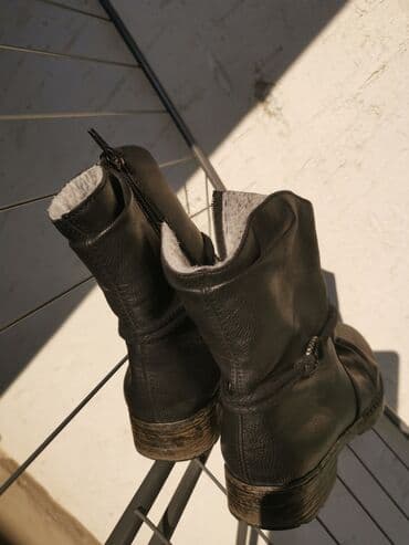 сапоги из натурального меха и кожи: Сапоги, 38, Rieker, Б/у, Самовывоз — 7