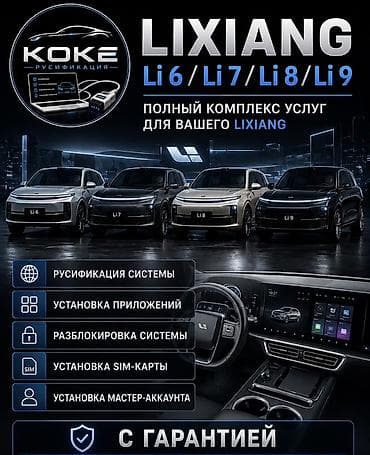 Русификация и полная программная настройка автомобилей Lixiang Li6 /