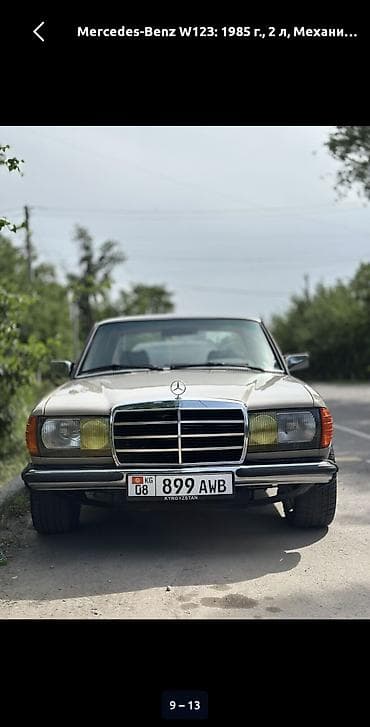 mercedes 240: Mercedes-Benz W123: 1985 г., 2 л, Механика, Бензин, Седан — 1