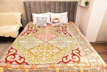 суточный дом в бишкеке: 1 бөлмө, Душ кабинасы, Жаздык, жууркан-төшөк каптары, Кондиционер — 26