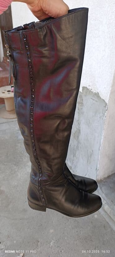 обувь для охоты: Натуральная кожа,натуральный мех,состояние отличное — 10