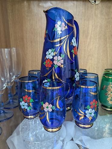 table lamp: Наборы декоративного стекла: кувшины с стаканами и вазы - Набор 1 — 3