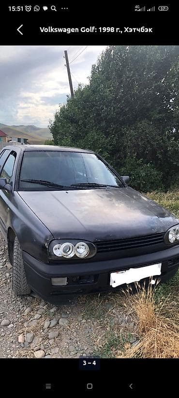 мотоцикл не на ходу: Volkswagen Golf: 1994 г. — 3