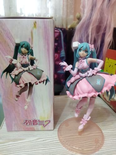 аниме шоп: Аниме-фигурка персонажа Hatsune miku в пастельно-розовом платье с — 5