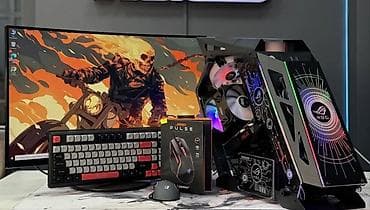 Компьютер, ядер - 4, ОЗУ 16 ГБ, Игровой, Б/у, Intel Xeon, NVIDIA GeForce GTX 1650 Ti, HDD + SSD