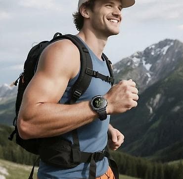 Apple Watch: Смарт-часы спортивного дизайна (серый корпус, черный ремешок) — 8