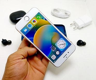 iphone 70: IPhone 8, Б/у, 64 ГБ, Золотой, Наушники, Зарядное устройство, Защитное стекло, 100 % — 7