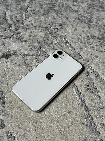 аифон 5: IPhone 11, Б/у, 128 ГБ, Белый, Зарядное устройство, 71 % — 1