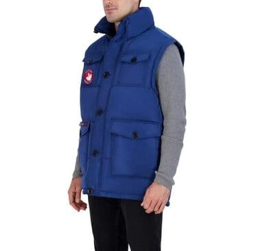 кожанный плащ: Canada Weather Gear. В этом мужском пуховом жилете от Canada Weather — 2