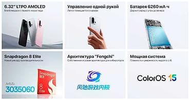 OnePlus 13T, Новый, 512 ГБ, цвет - Серый, 2 SIM