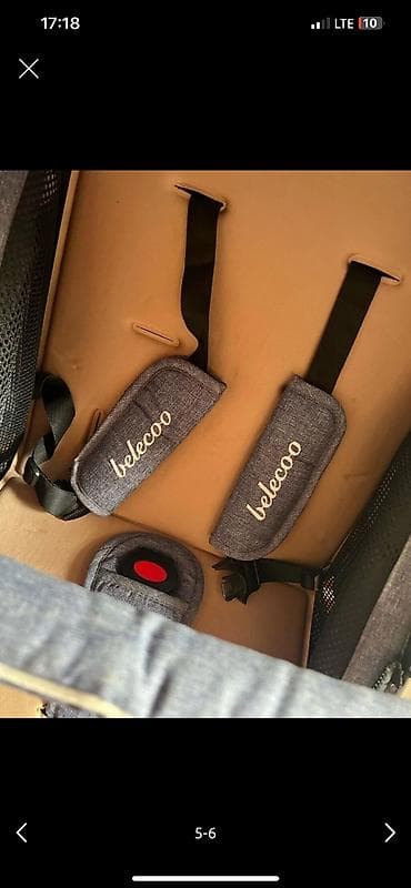 новорожденный: Коляска, цвет - Голубой — 6